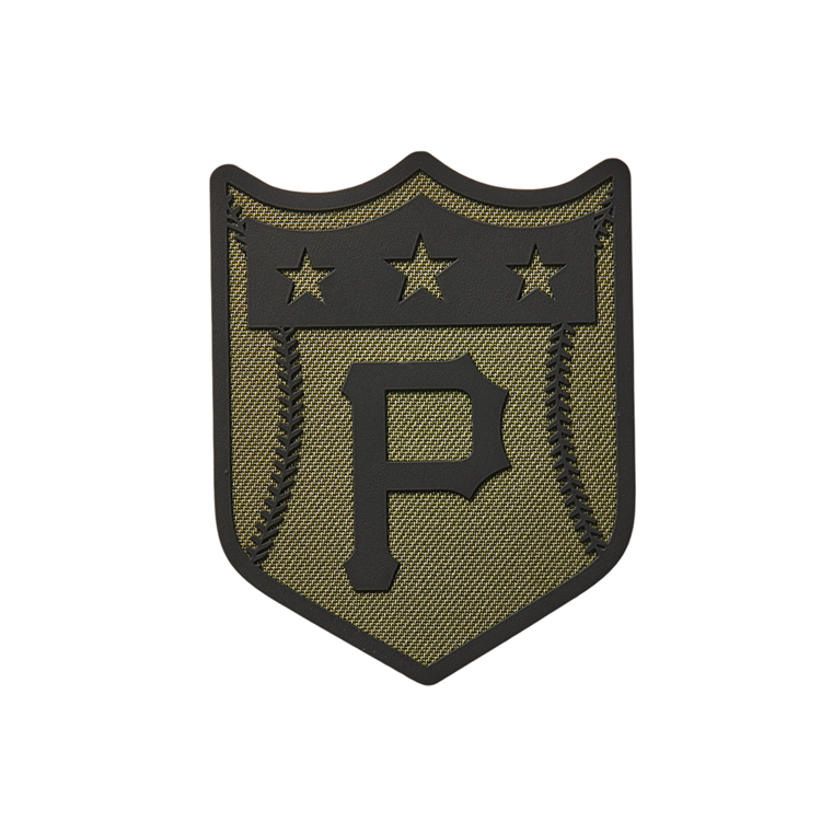 Pebble-textured rubber patch 